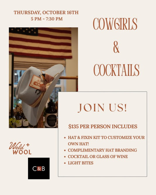 Cowgirls & Cocktails @ Crush n Brew